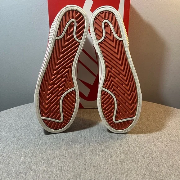 Nike Court Legacy Lift White Gold Red Causal Women Shoe Size 8.5 DM7590-110 - Picture 7 of 11